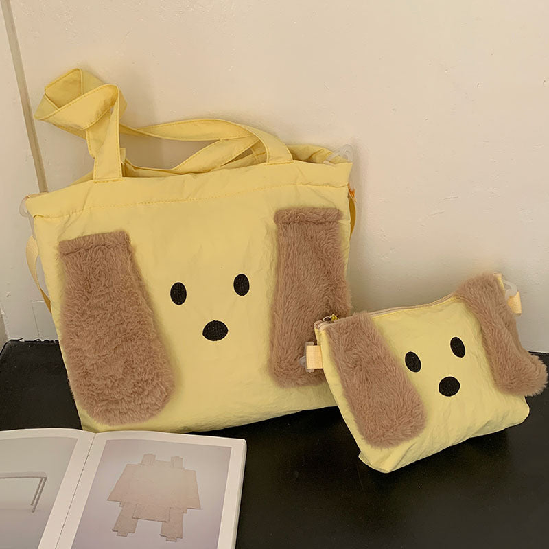 Playful Dog-Themed Tote Bag