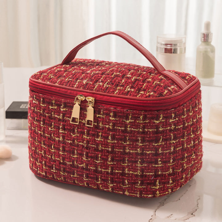 Stylish Quilted Cosmetic Case Kalsten