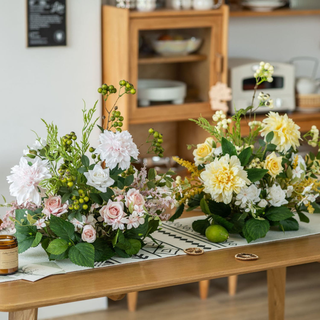 Lifelike Orchid Floral Centerpiece