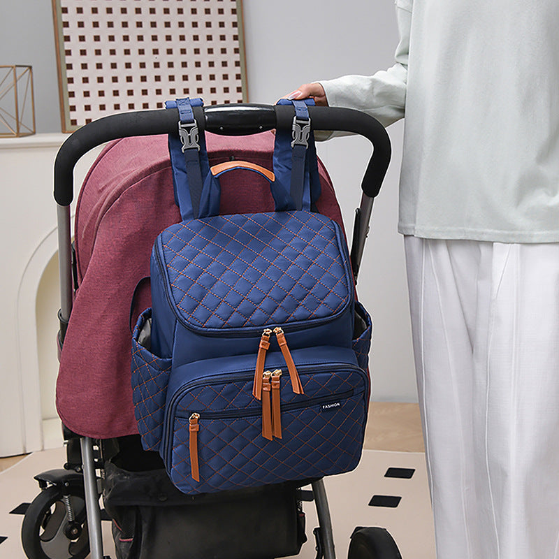 Quilted Multi-Functional Backpack Kalsten