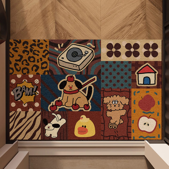 Playful Animal-Themed Entry Mat