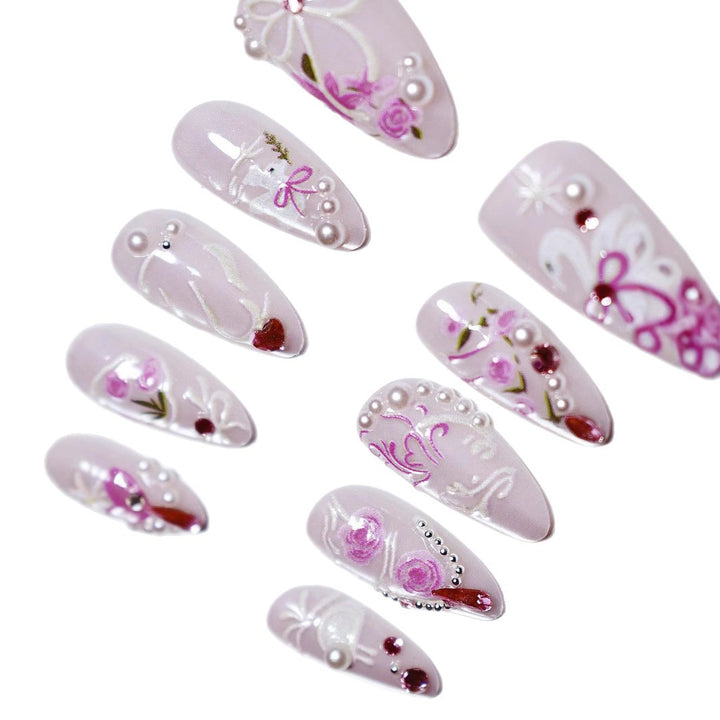 Artistic Press-On Nail Art Set Kalsten