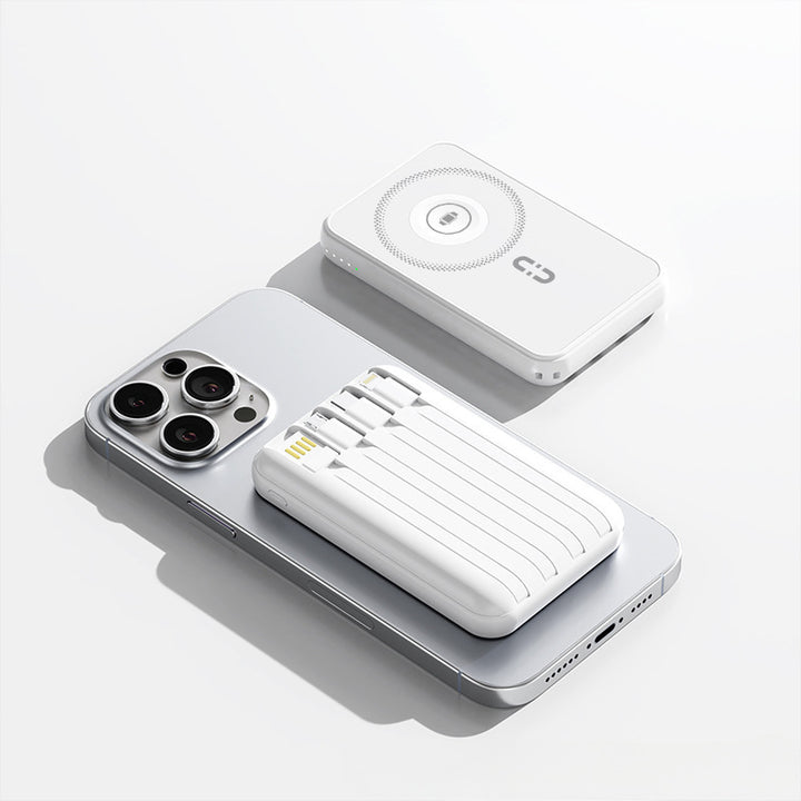 Portable power bank with wireless charging function and integrated smart technology Kalsten