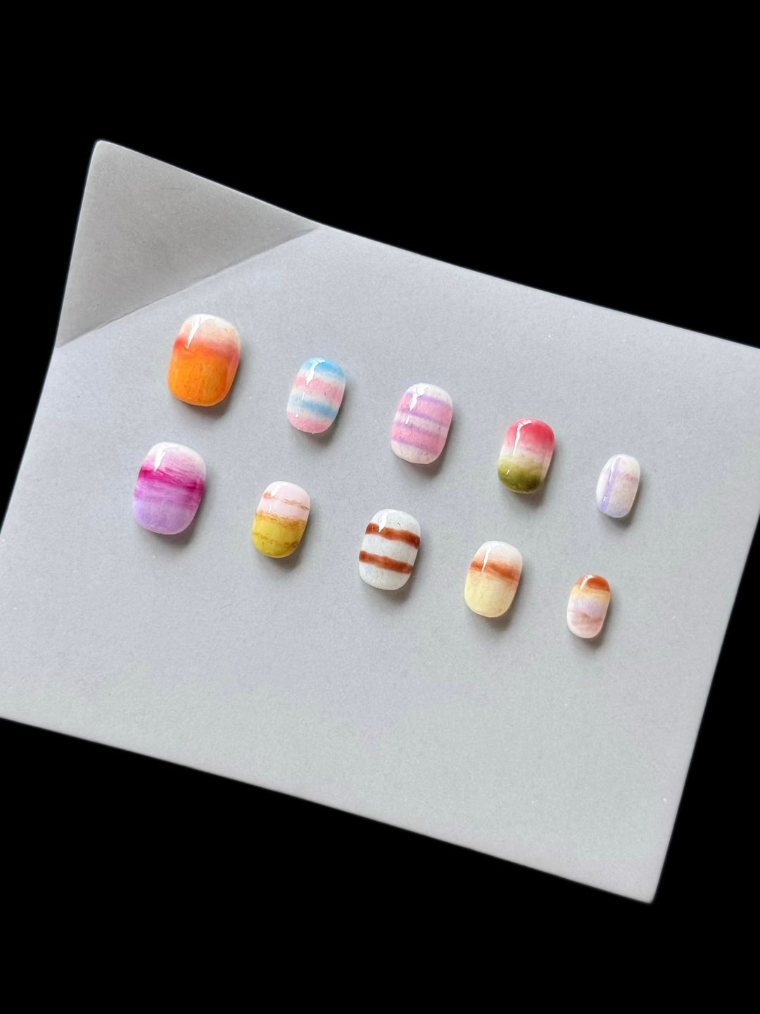 Artistic Gradient Nail Print Set