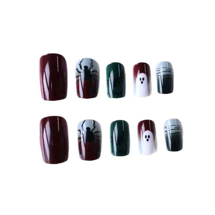 Spider Design Artificial Nails Kalsten