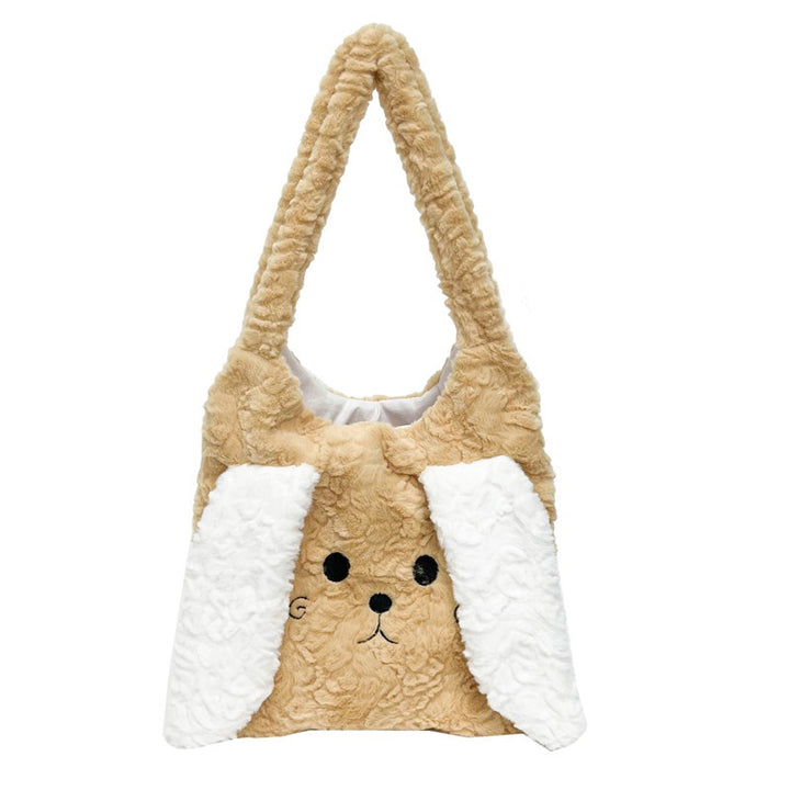 Cute Animal-Themed Plush Tote Bag Kalsten