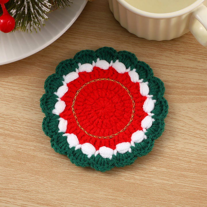 Decorative Artisan Crocheted Coaster Kalsten