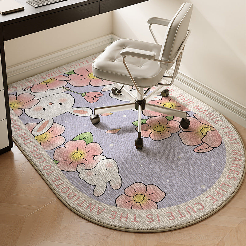 Cute Animal-Themed Plush Area Rug for Home Decor