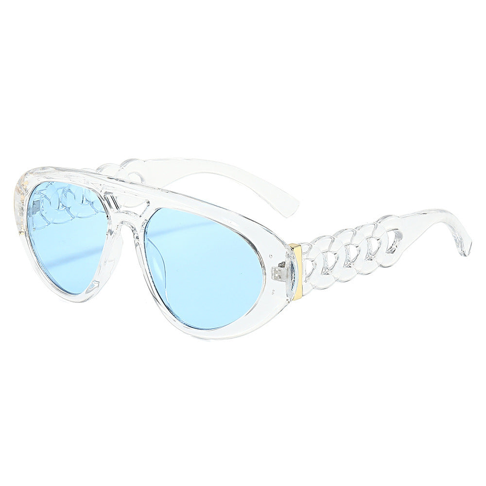 Fashion-Forward Oversized Shield Sunglasses Kalsten