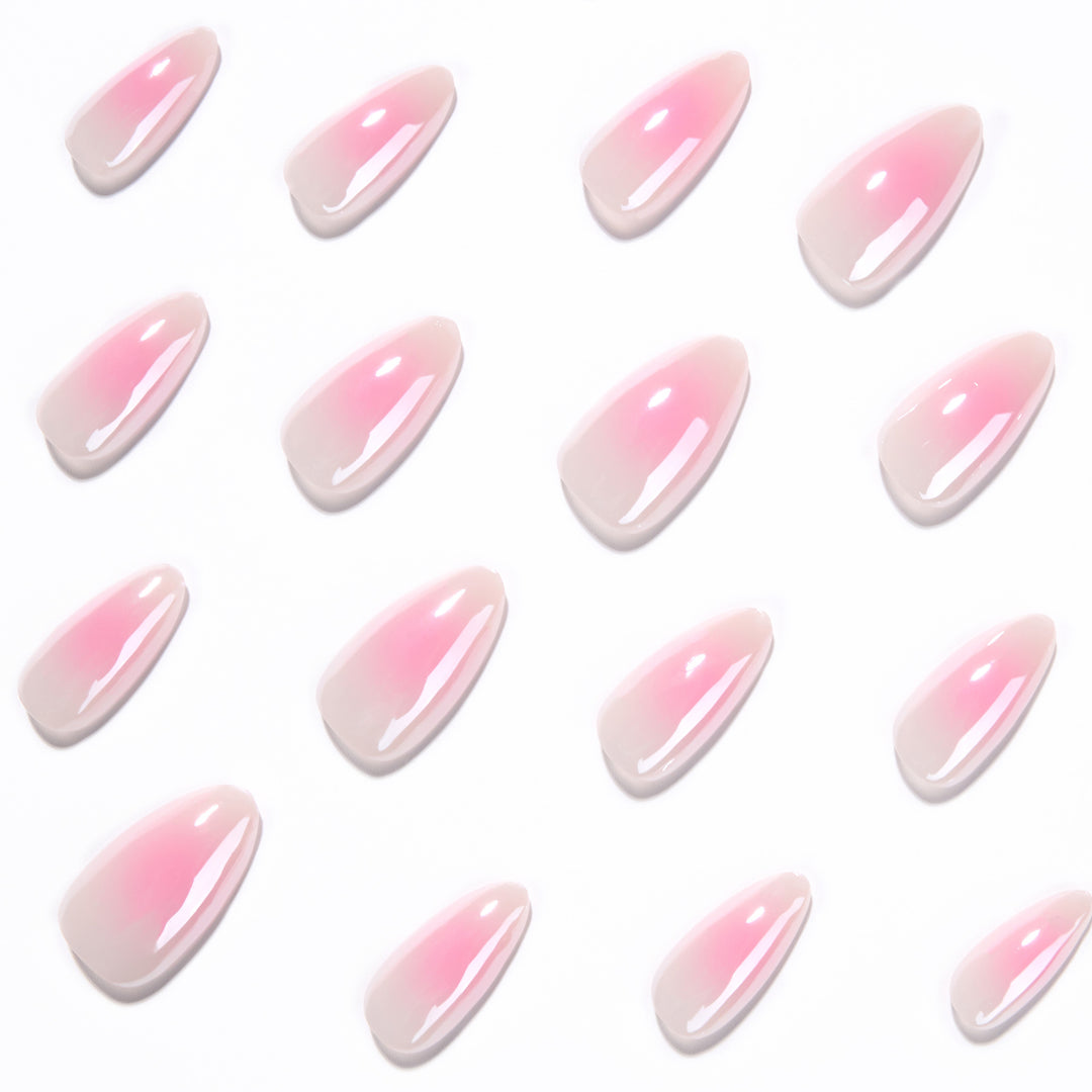 Artful nail extensions in elegant ombre design Kalsten