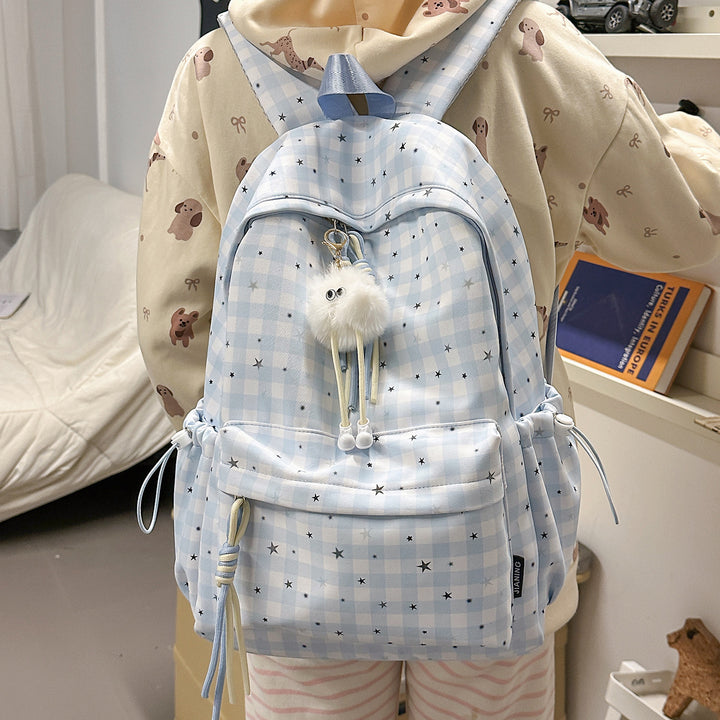 Cute Star-Embellished Daily Backpack Kalsten