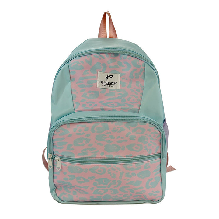 Stylish Leopard Print Backpack