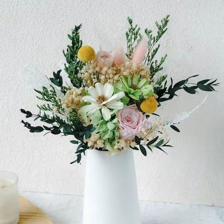 Lifelike Botanical Floral Arrangement