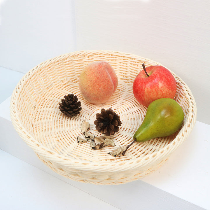 Decorative fruit basket made of handcrafted material Kalsten