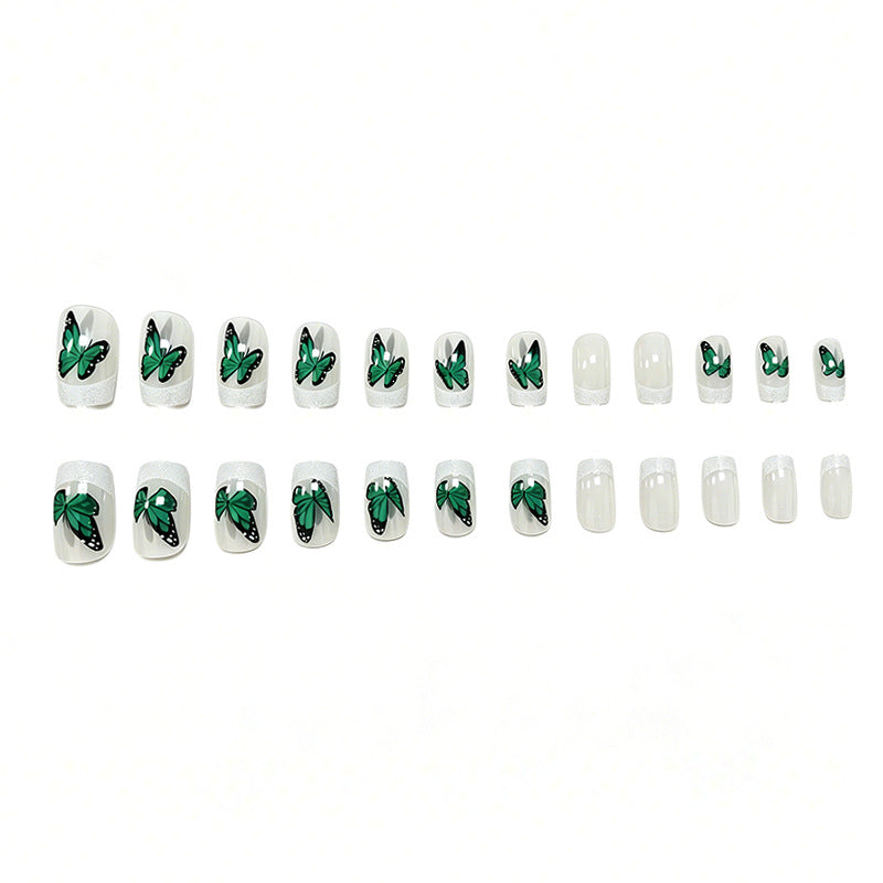 Butterfly-Themed Nail Art Enhancements Kalsten