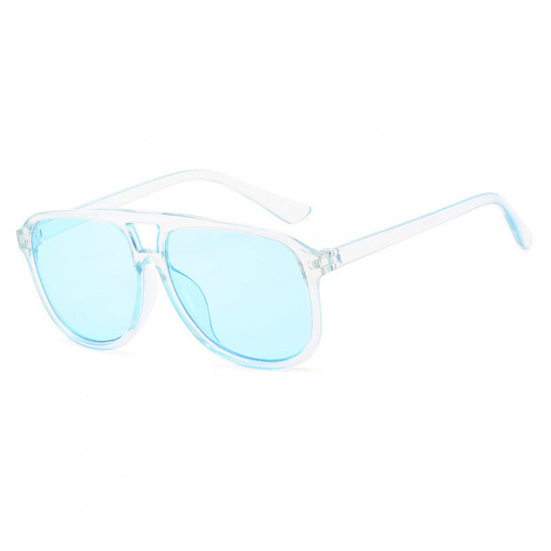 Women's fashionable sunglasses in transparent design with colored lenses Kalsten