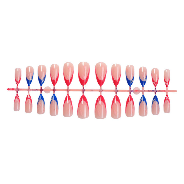 Press-On Nail Art Set with Elegant Gradient Design Kalsten
