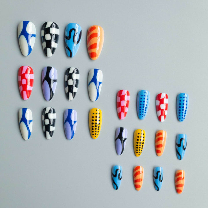 Creative Geometric Nail Art Kit