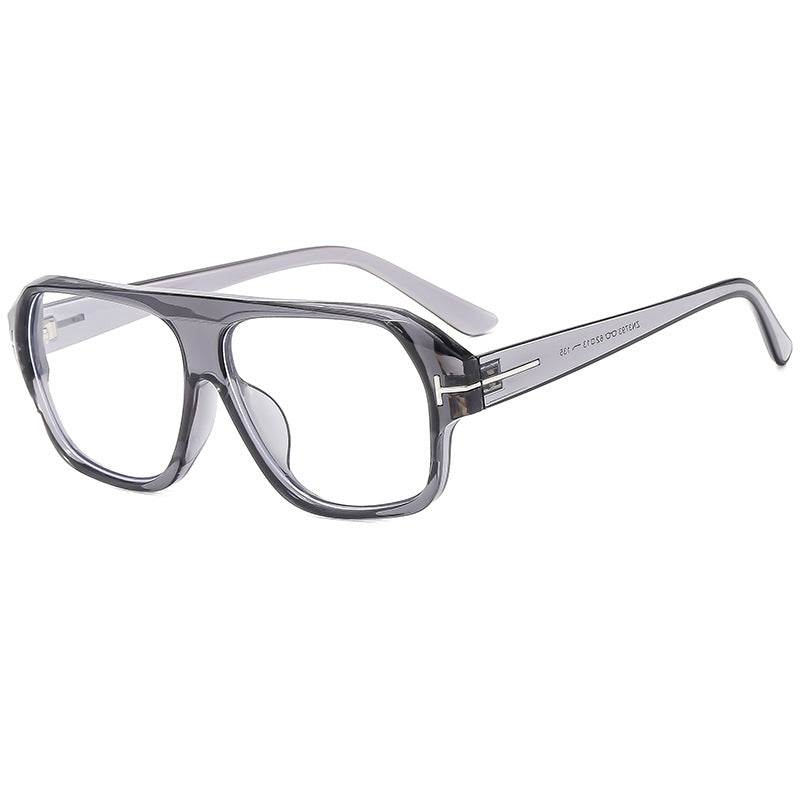Women's fashionable sunglasses with distinctive geometry and brown lenses Kalsten