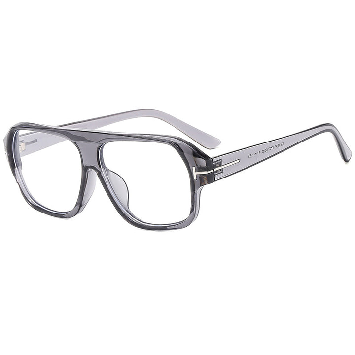Women's fashionable sunglasses with distinctive geometry and brown lenses Kalsten