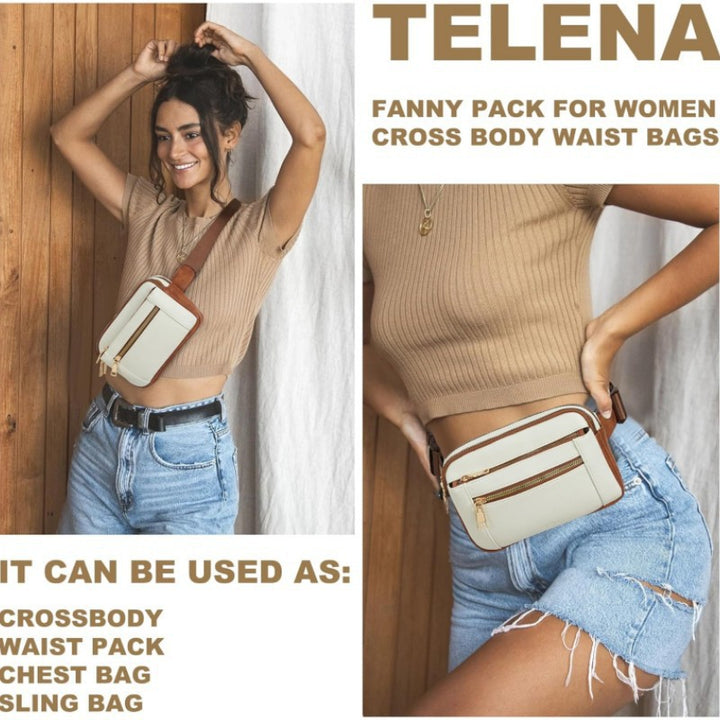 Elegant Leather Fanny Pack Kalsten