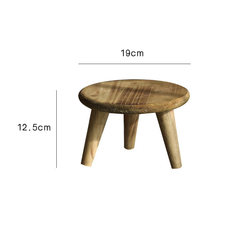 Stylish side table made of natural wood Kalsten