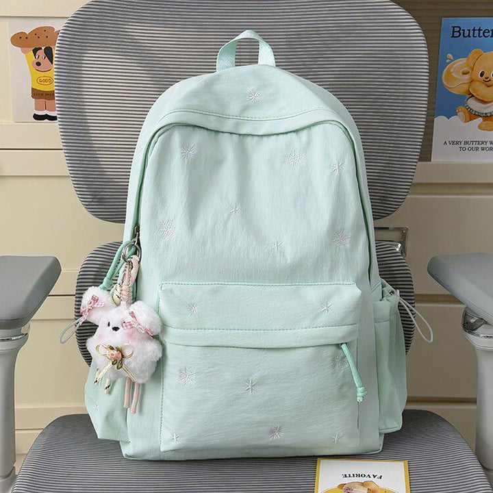 Adorable Soft Fabric Embroidered Backpack