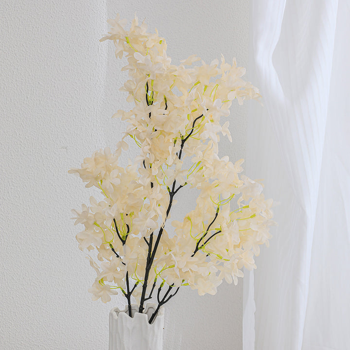 Artificial flower branch with delicate details