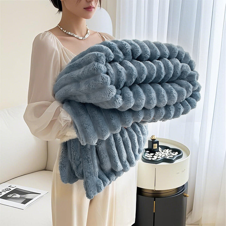 Women Luxury Fleece Blanket Kalsten