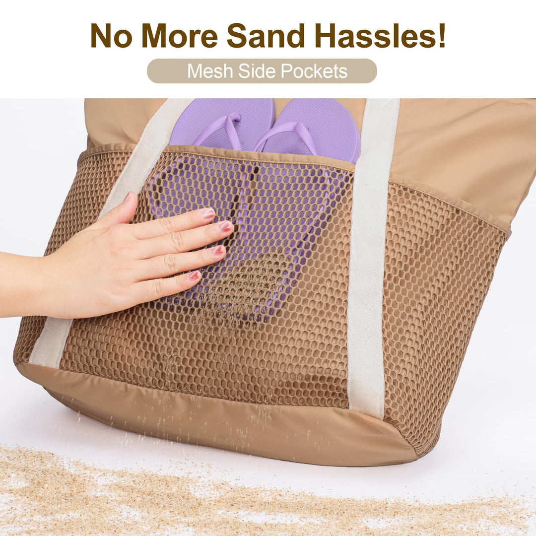 Multifunctional shopping bag with mesh fabric Kalsten