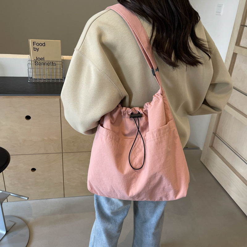 Casual Drawstring Utility Tote