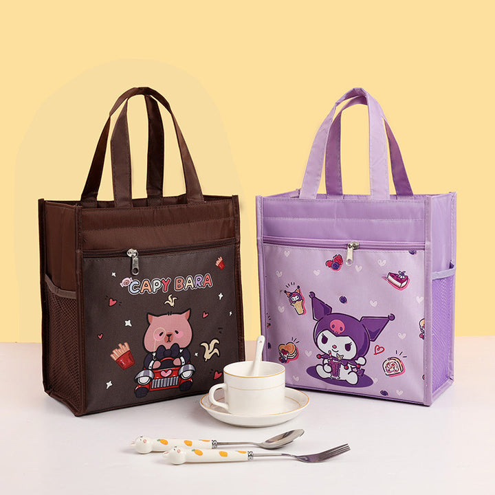 Insulated Bear-Themed Lunch Tote Kalsten