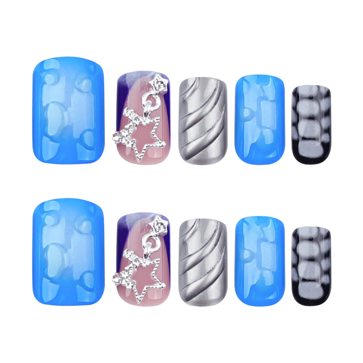 Creative nail extensions with unique 3D design Kalsten