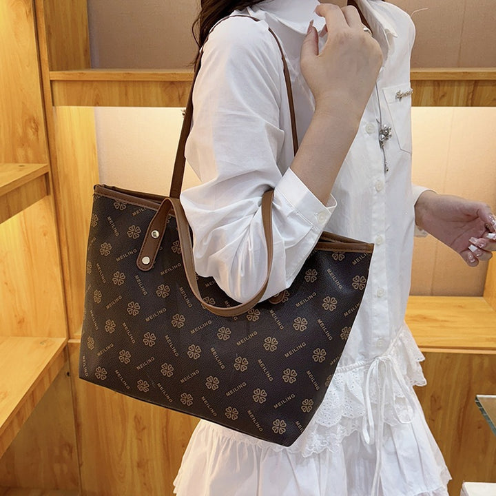 Chic Two-Piece Tote and Pouch Set