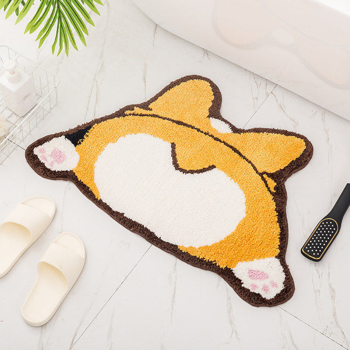 Cartoon Cat-Shaped Bath Mat Kalsten