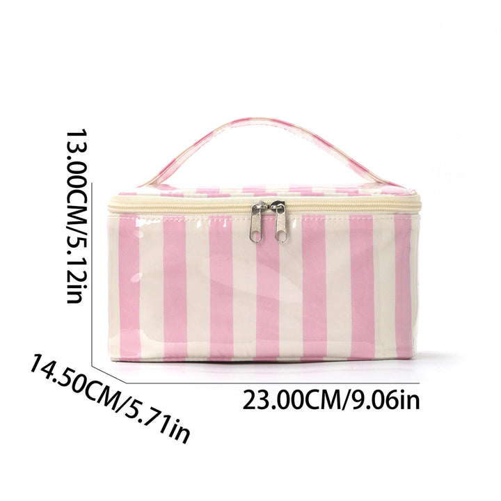 Cosmetic organizer with carry handle and water-repellent coating Kalsten
