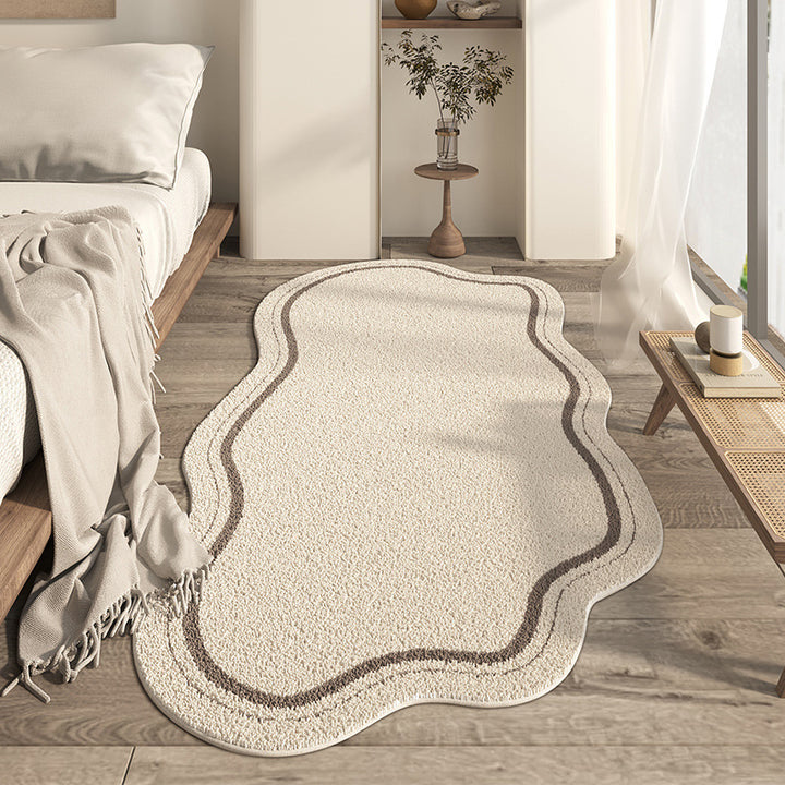 Plush Textured Abstract Area Rug