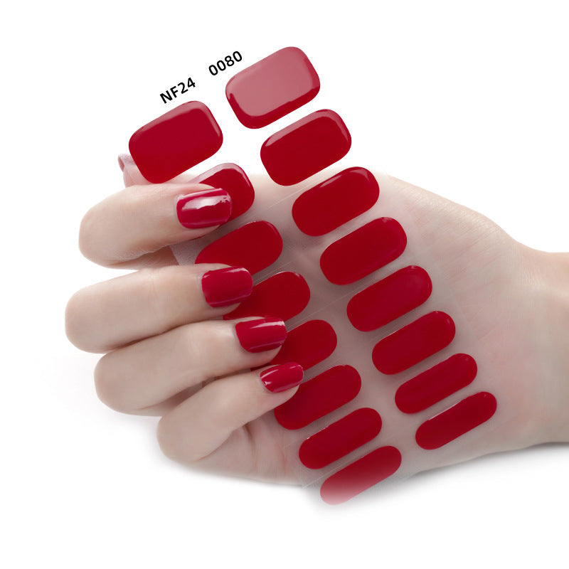 Glossy Finish Gel Nail Wraps