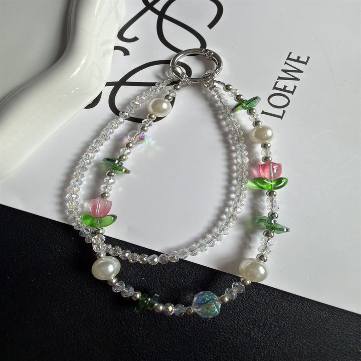 Coastal-Inspired Beaded Keychain Kalsten