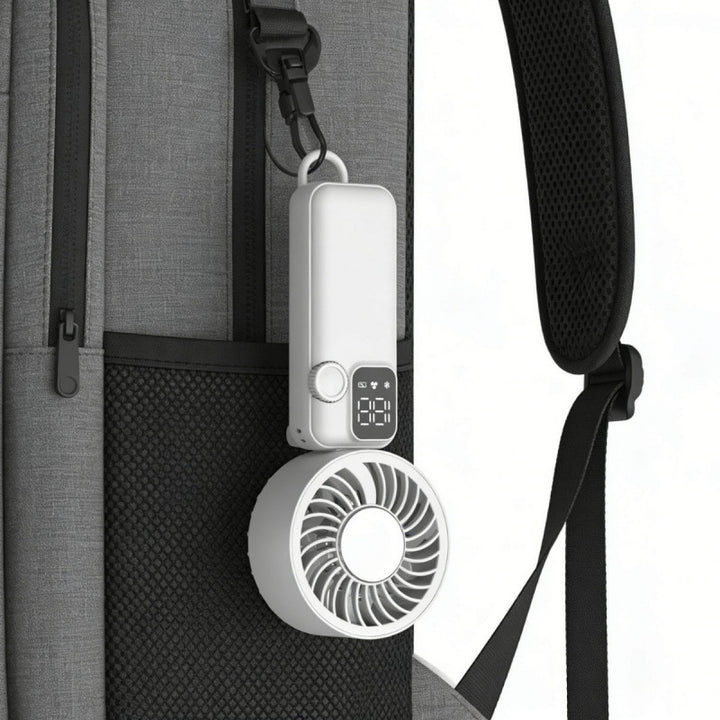 Ladies portable mini air circulator with temperature display Kalsten