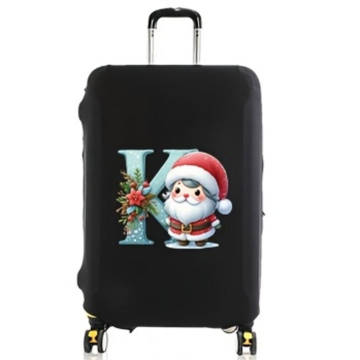 Women's hard-shell travel suitcase with festive Christmas design Kalsten
