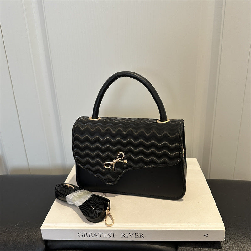 WoChic Textured Handheld Satchel Bag Kalsten