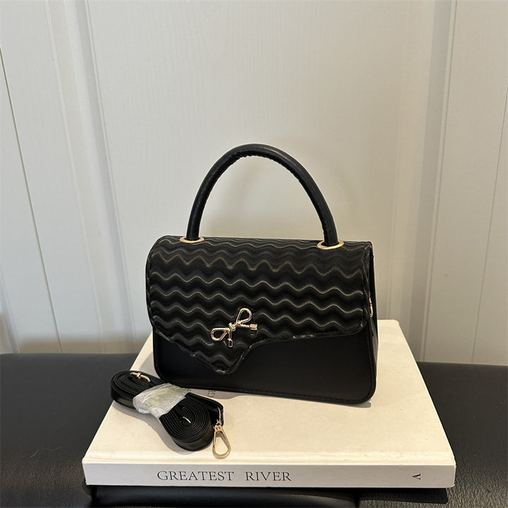 WoChic Textured Handheld Satchel Bag Kalsten