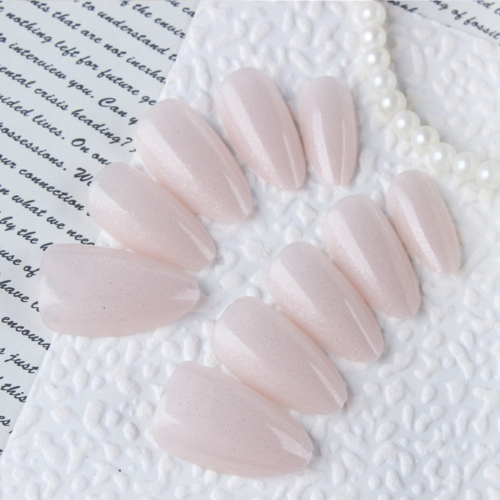 Elegant Glitter Nail Extensions Kalsten