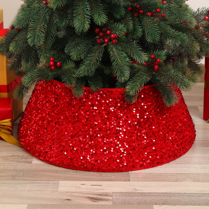 Decorative Sequin Tree Skirt