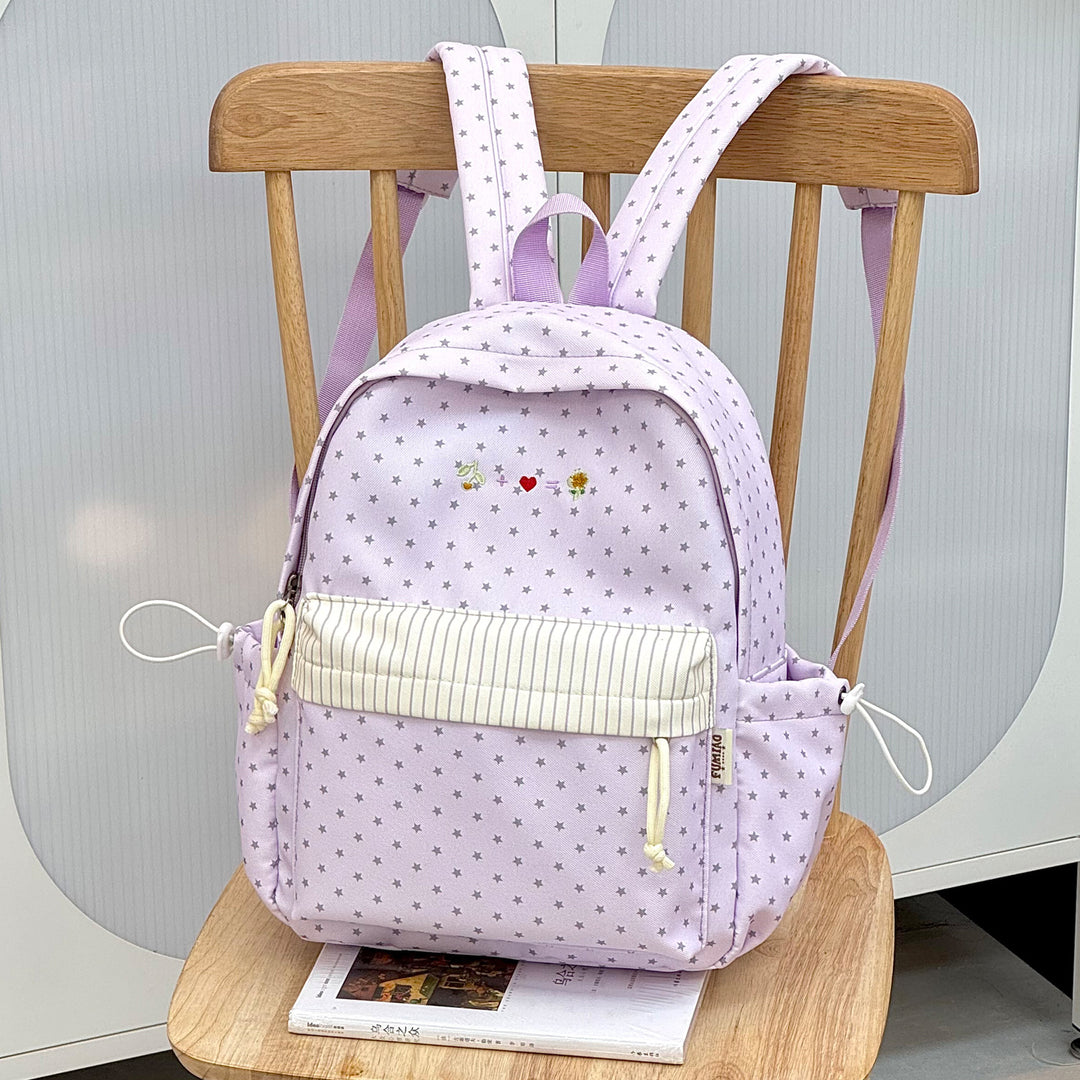 Casual Star-Printed Backpack Kalsten