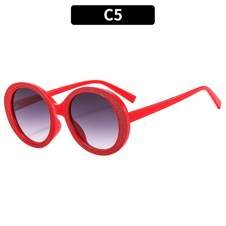 Glamorous Oversized Round Sunglasses