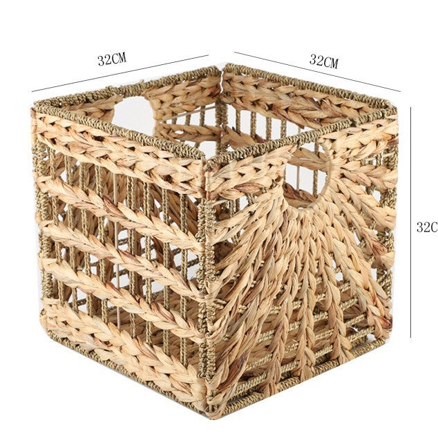 Rectangular Natural Fiber Storage Basket Kalsten