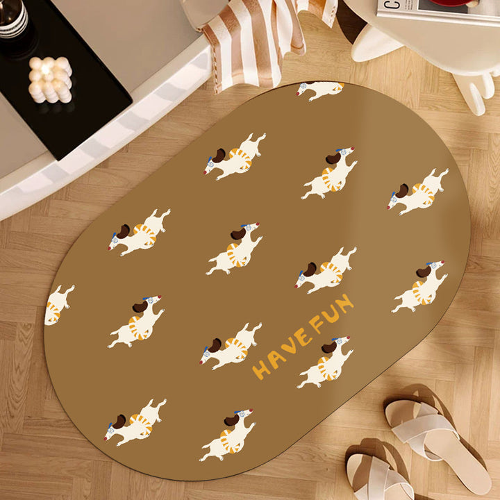 Fun Pet-Themed Area Mat