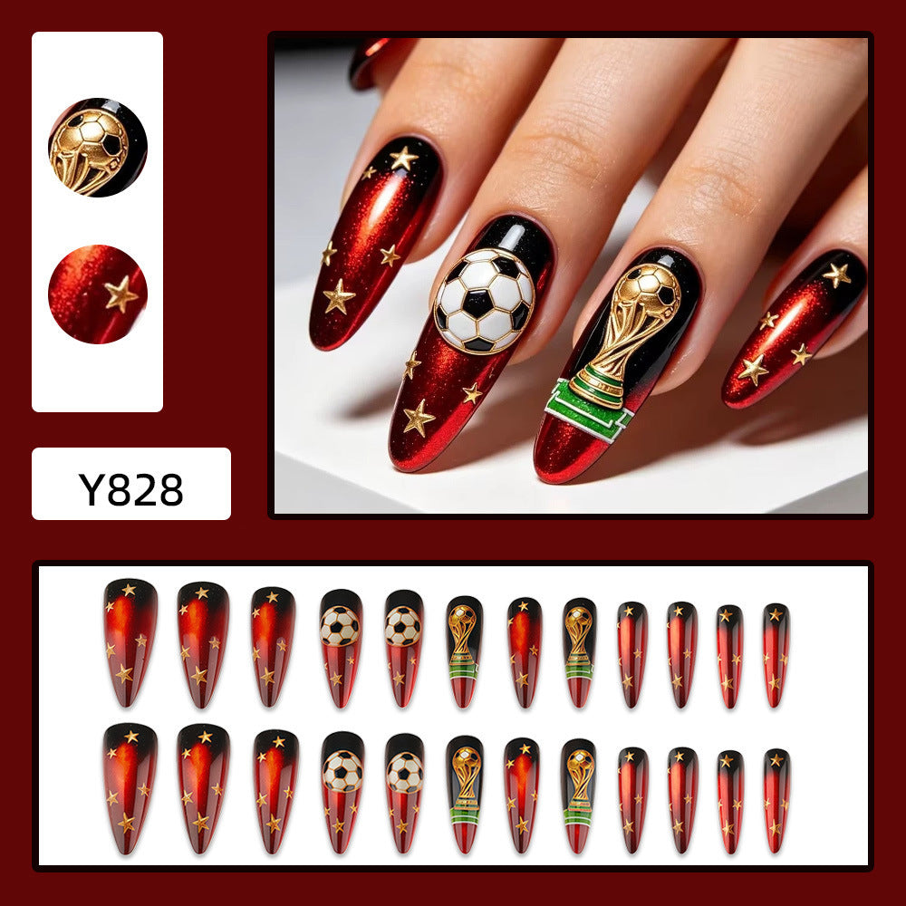 Football Inspired Nail Art Kalsten